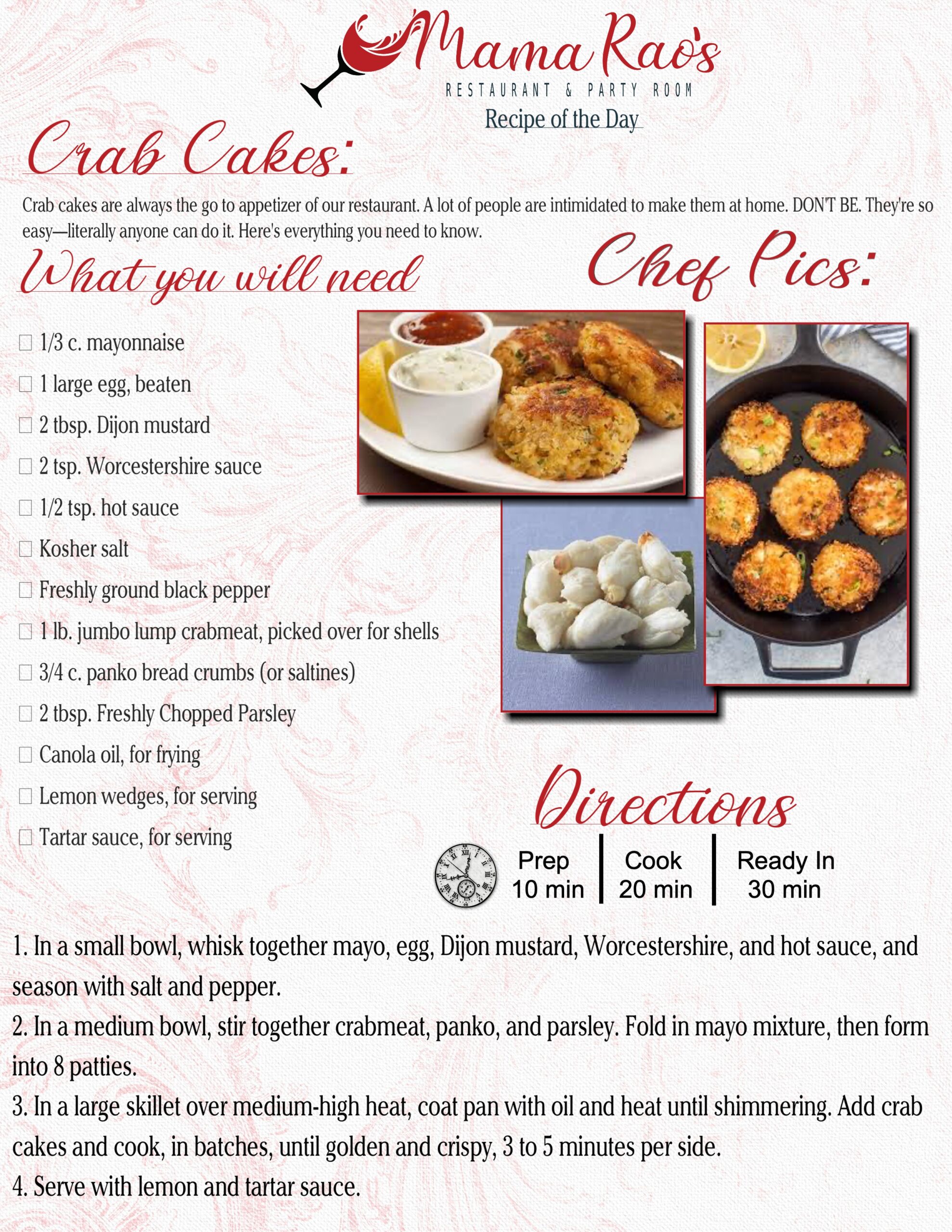Perfect Maryland Crab Cakes (Baked or Sauteed) - A Spicy Perspective